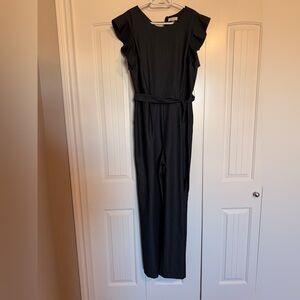 Calvin Klein Black Jumpsuit with Belt